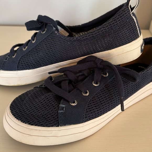 Sperry Navy Mesh Sneakers. Size 6.5 - Picture 7 of 10